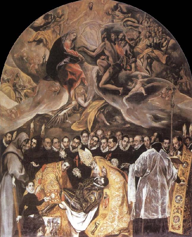 El Greco Burial of Count Orgaz Sweden oil painting art